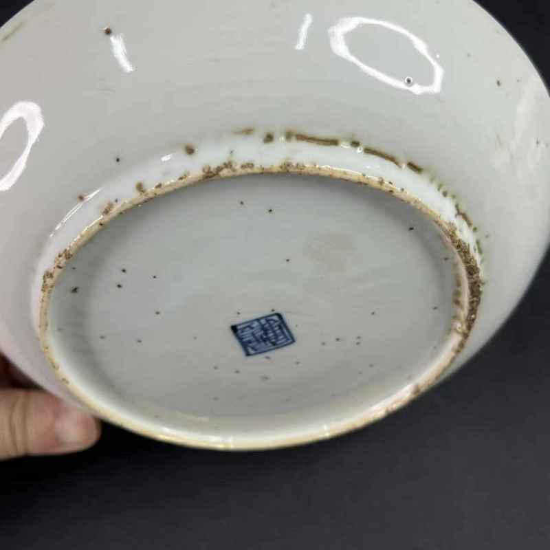明 青花花卉纹盘 - 图13