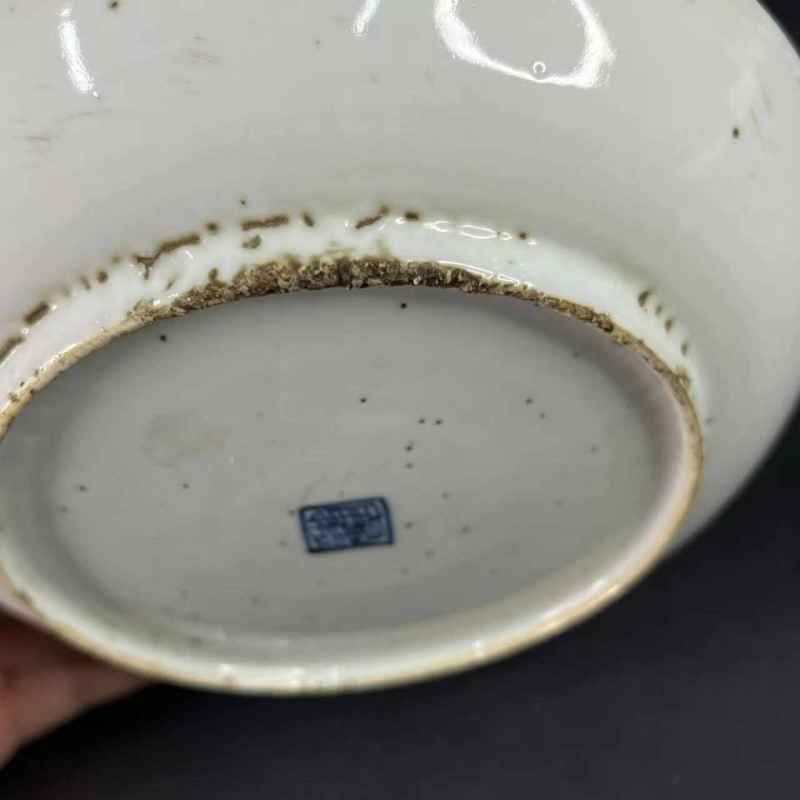 明 青花花卉纹盘 - 图14
