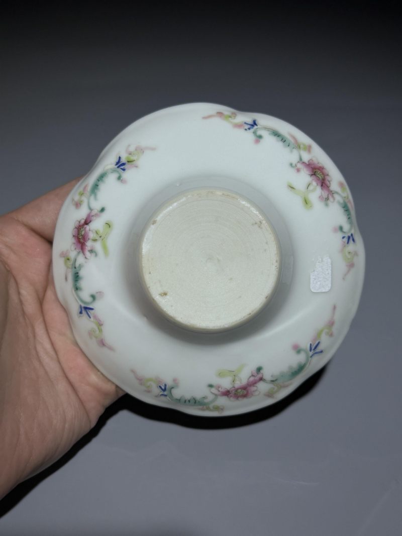    民国 粉彩寿字纹三才盖杯 - 图19