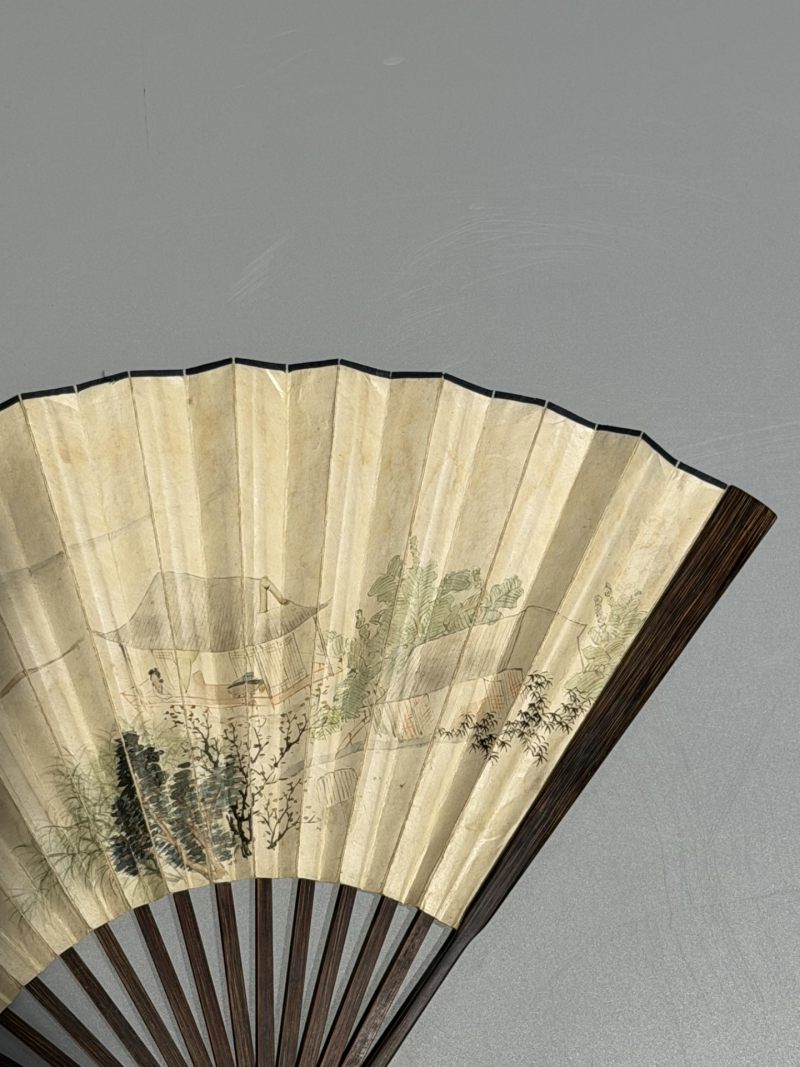  袁培基 (1870-1943)  民国 琴罢凭栏 - 图4