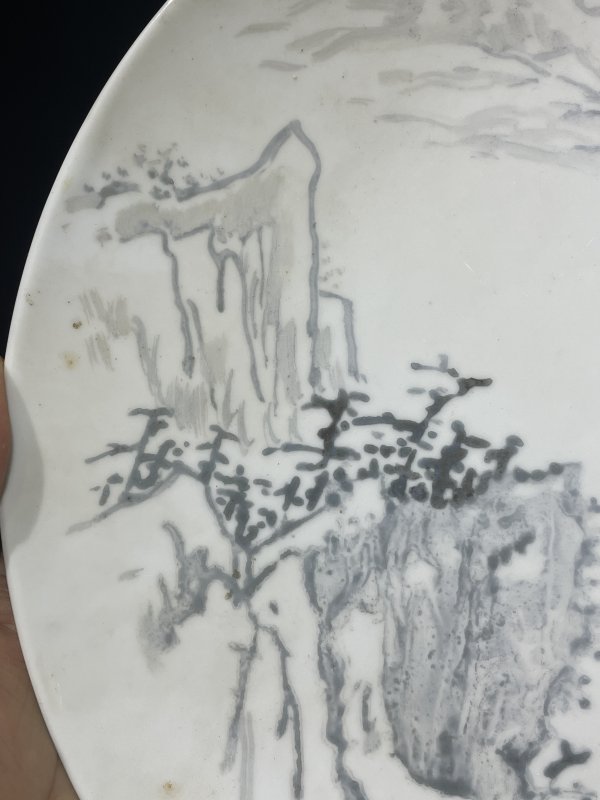 解放后 名家山水诗文盘 - 图3
