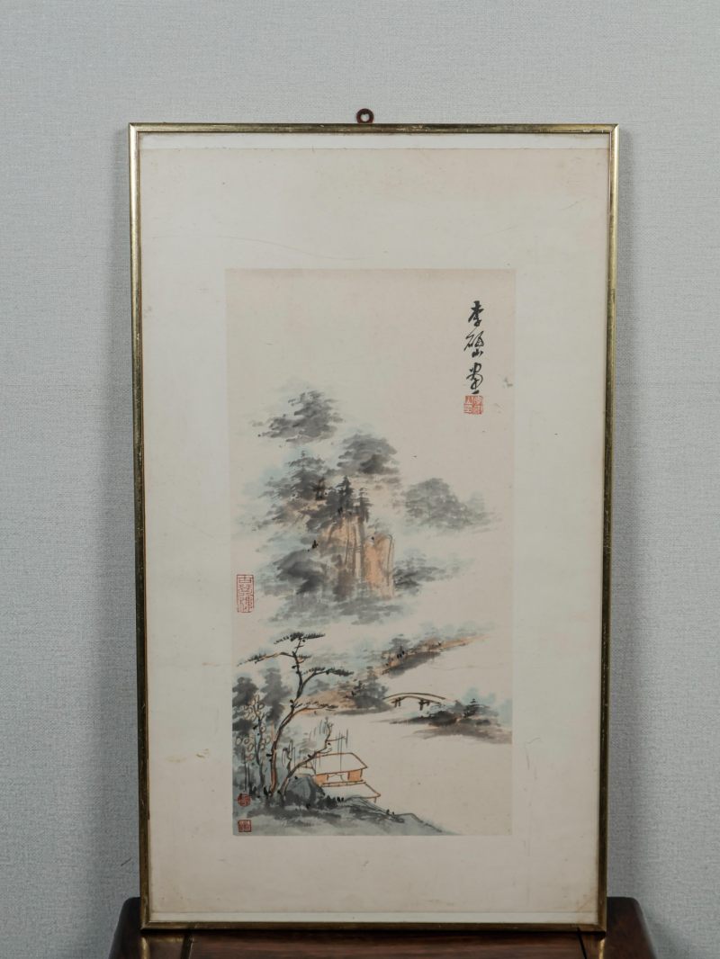  李砚山 (1898-1961)  民国 山水 - 图2