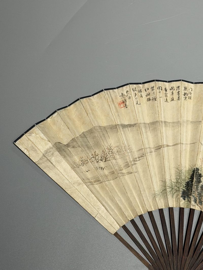  袁培基 (1870-1943)  民国 琴罢凭栏 - 图5