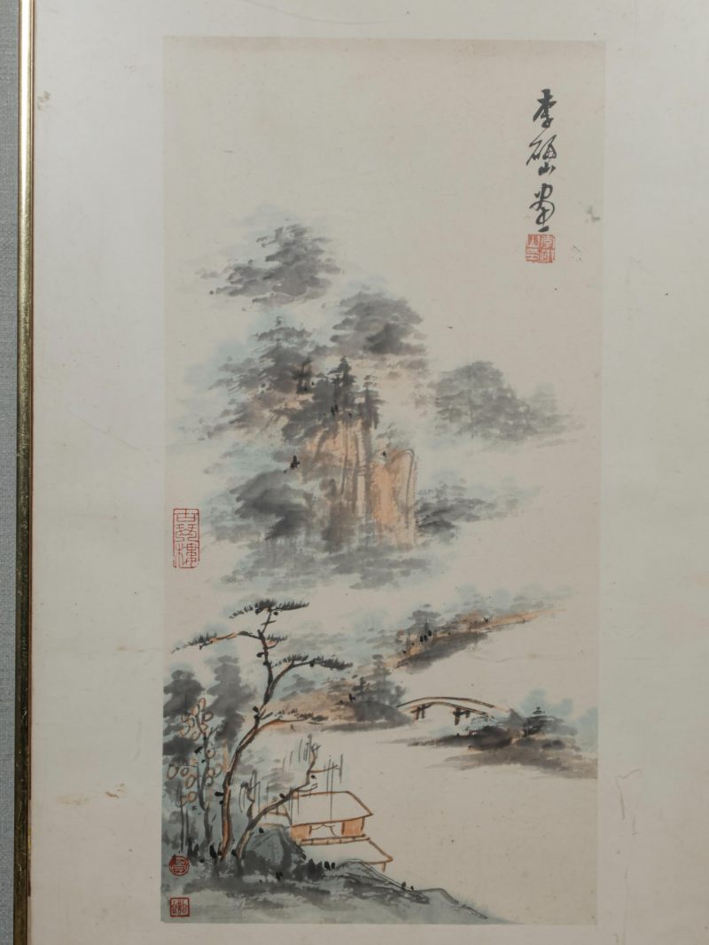  李砚山 (1898-1961)  民国 山水 - 图3