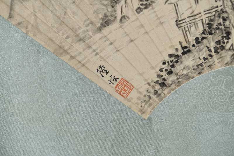  陆恢 山水扇面 - 图3