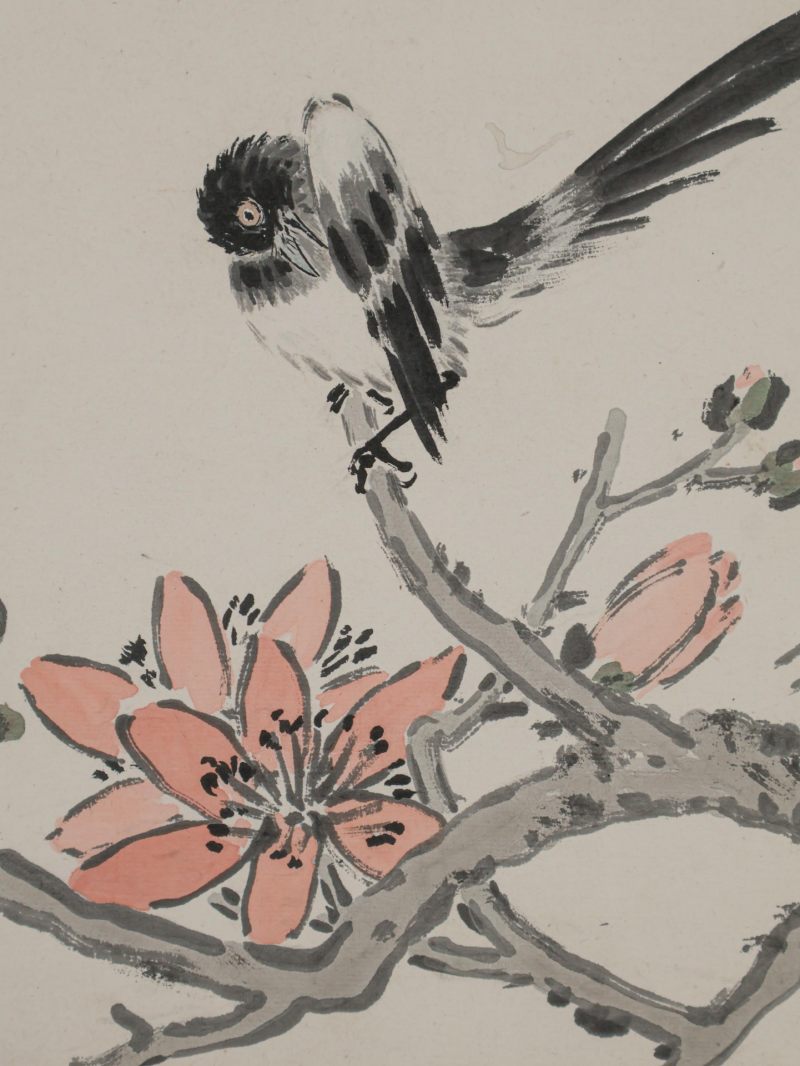  何丹山 （1807-1875）  清 喜鹊 - 图8