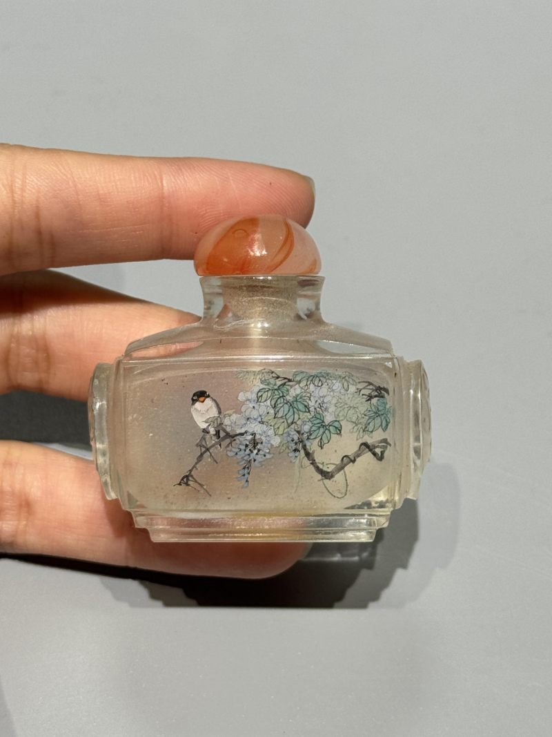    水晶特殊题材内画鼻烟壶一组 - 图11