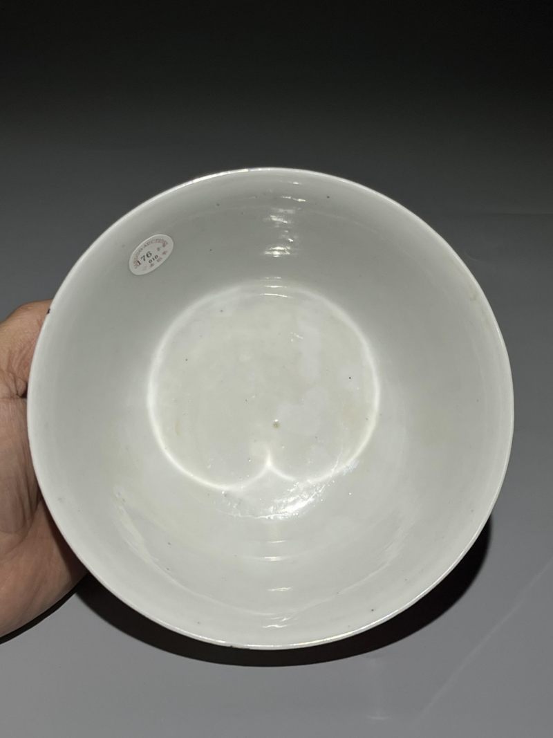    民国 胭脂红釉粉彩开窗山水纹杯一对 - 图8