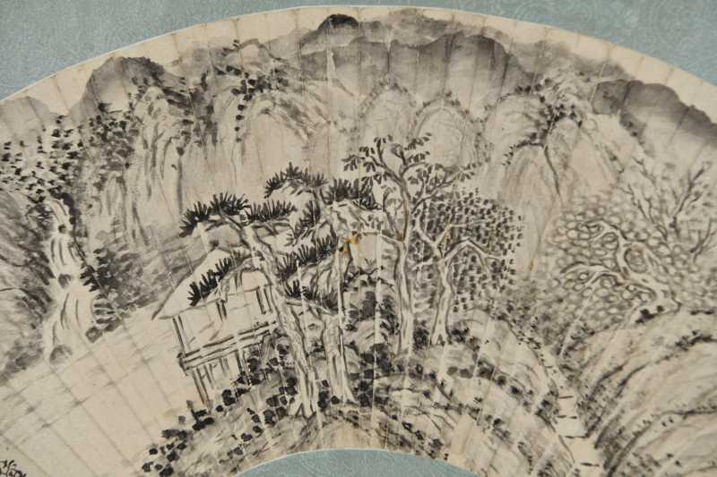  陆恢 山水扇面 - 图4