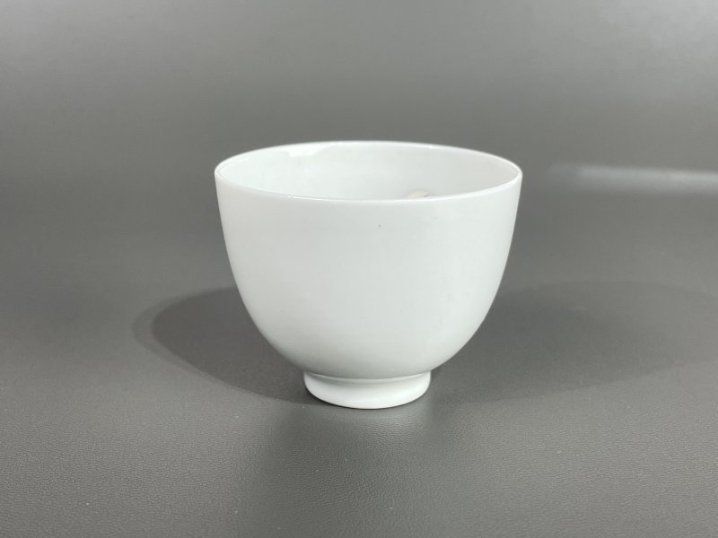 解放后 白釉杯 - 图2