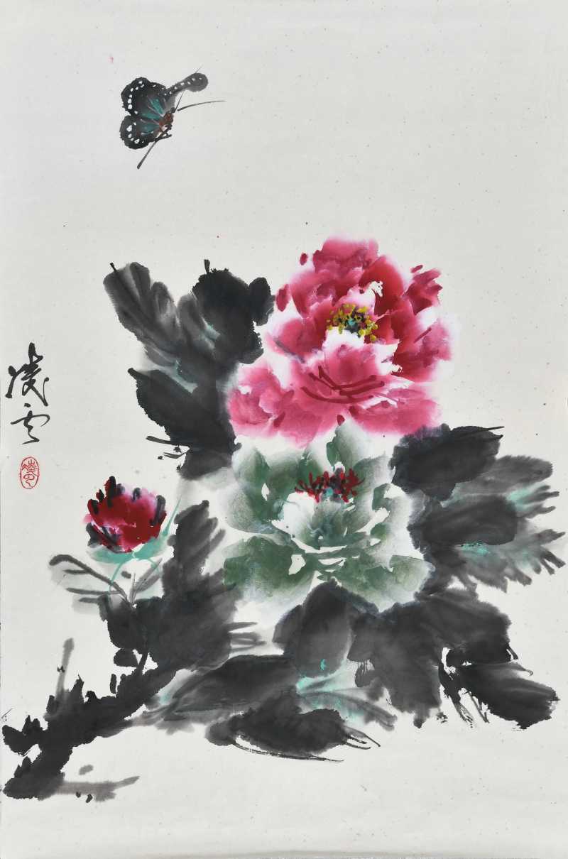  李凌云 花蝶图 - 图1
