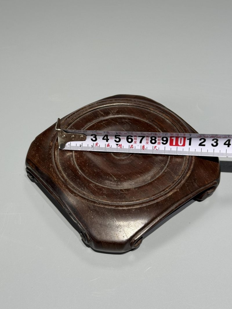    几十年 酸枝底座 一组12件 - 图12