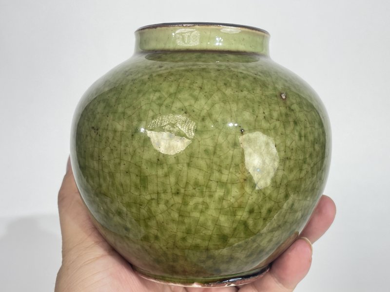 清中期 豇豆红釉小罐 - 图3