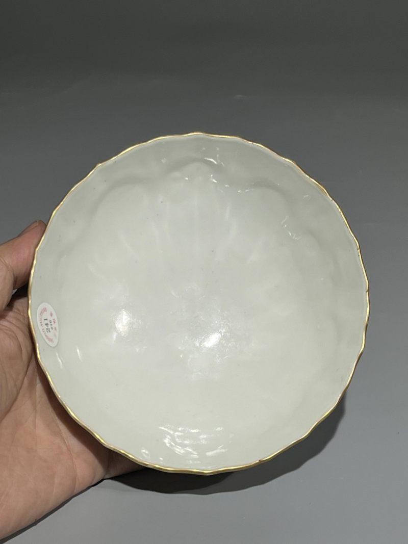    清道光 粉彩无双谱花口碗 - 图10
