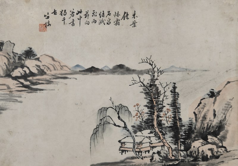  赵笛楼（清） 山水 - 图1