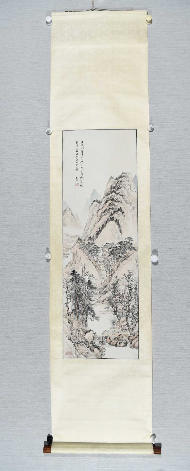  冯超然 山水 - 图2