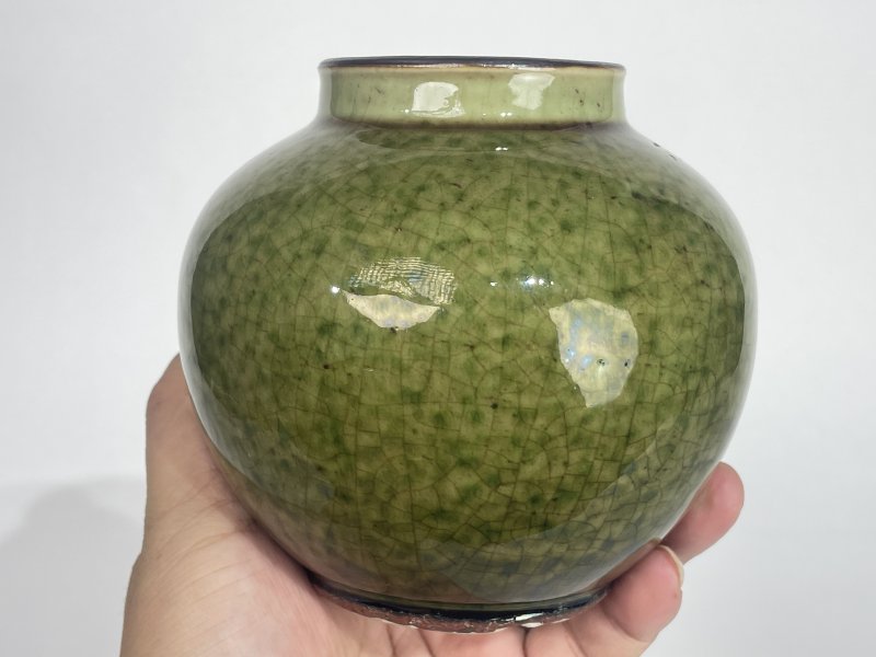 清中期 豇豆红釉小罐 - 图4