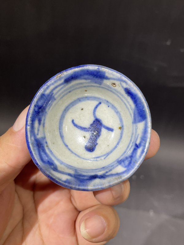 清 粉彩茶壶 杯子 盖 一组八件 - 图26