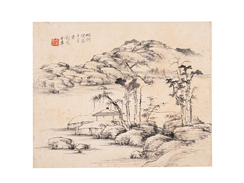  余华  清 山水 - 图1