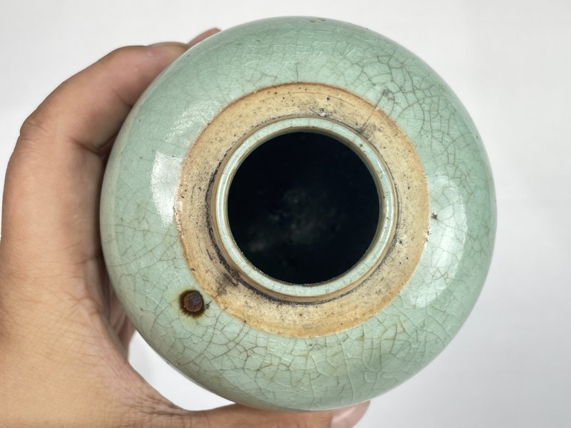 解放后 绿釉小罐 - 图5