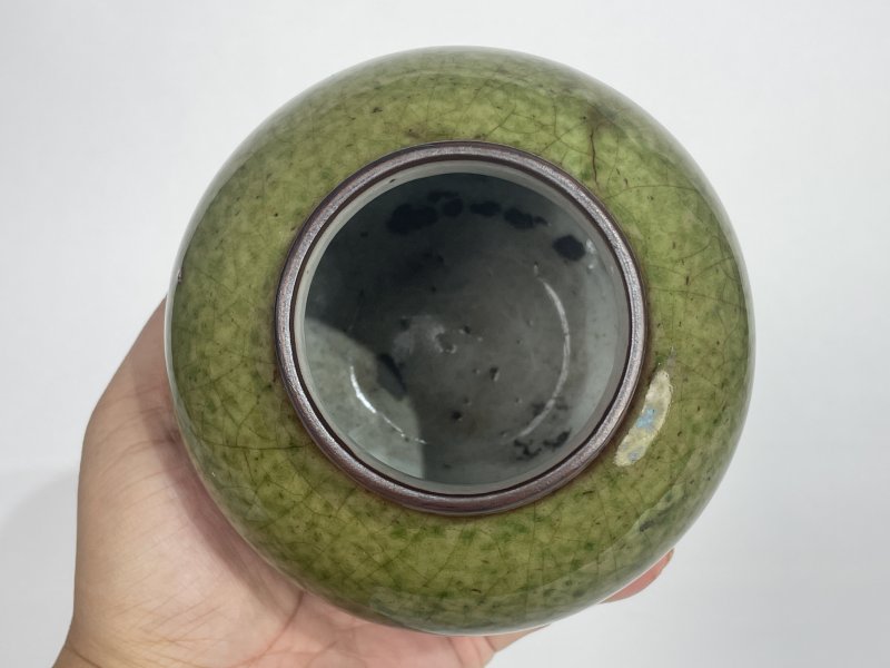 清中期 豇豆红釉小罐 - 图5