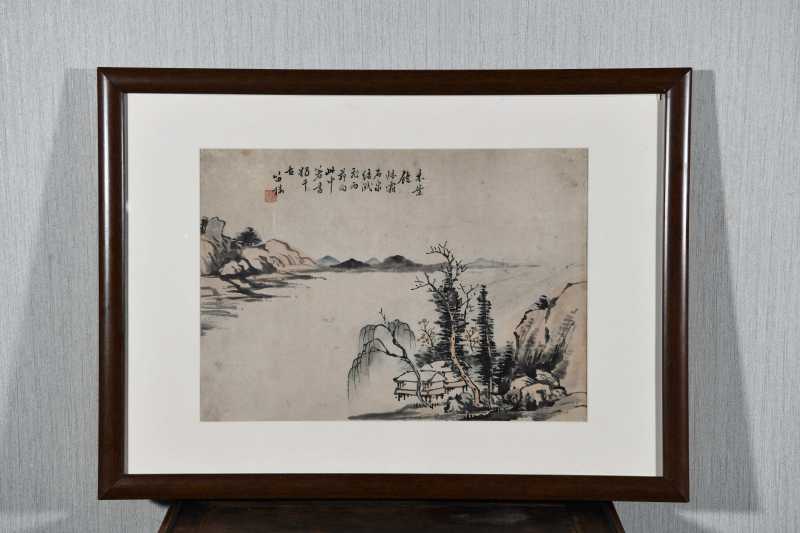  赵笛楼（清） 山水 - 图2