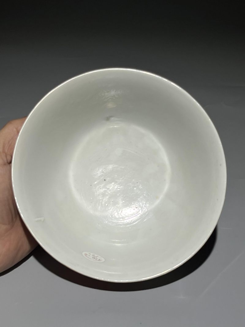    民国 胭脂红釉粉彩开窗山水纹杯一对 - 图14
