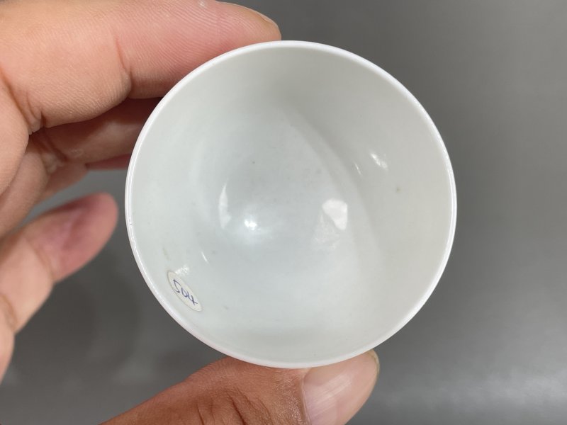 解放后 白釉杯 - 图6
