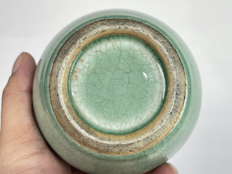 解放后 绿釉小罐 - 图6