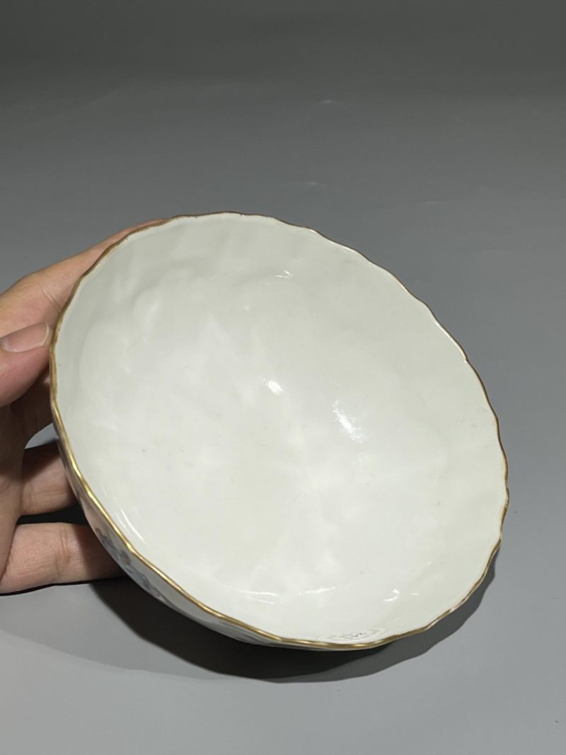    清道光 粉彩无双谱花口碗 - 图13
