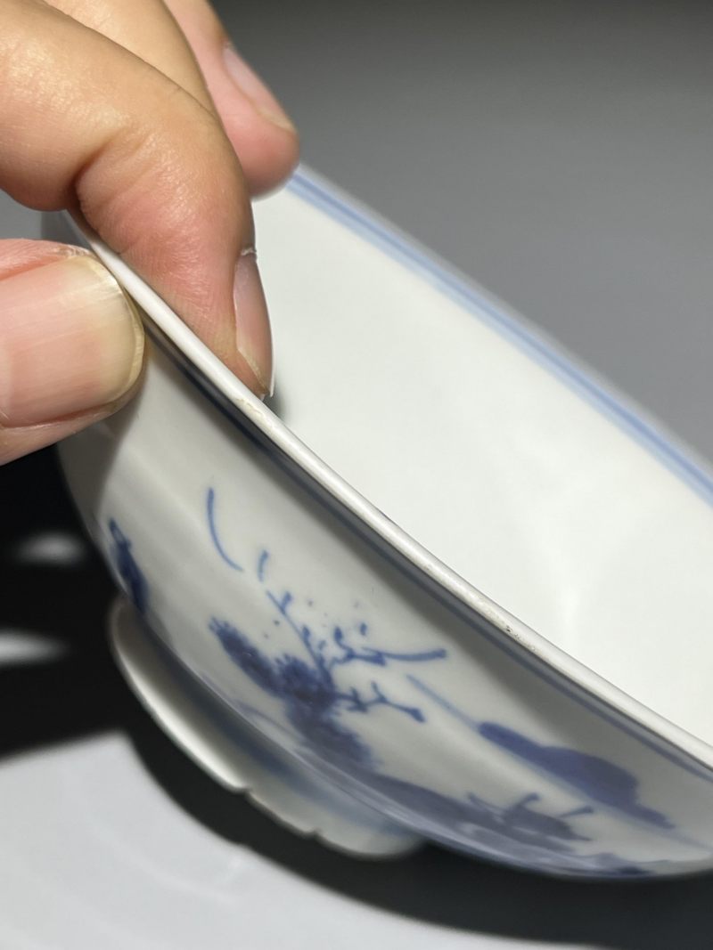    明天启 青花山水纹碗 - 图12