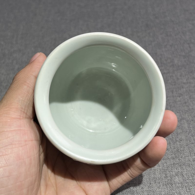 清康熙青花婴戏人物卷缸 - 图7