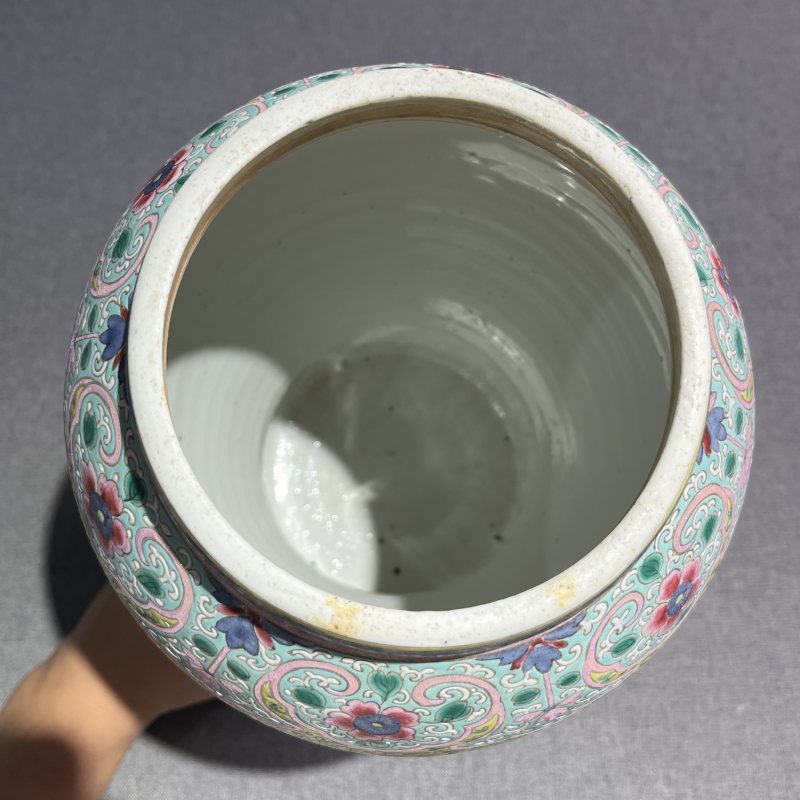 清雍正粉彩花卉凤尾尊 - 图8