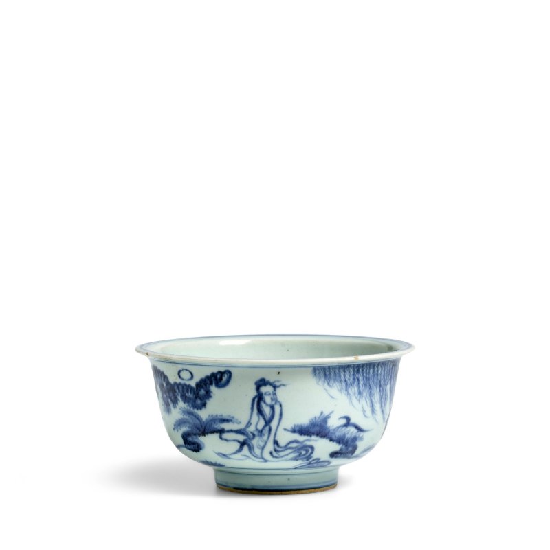 明天啓 青花「天啓年製」楷書款 青花人物紋碗 | A BLUE AND WHITE 'FIGURAL' BOWL - 图6