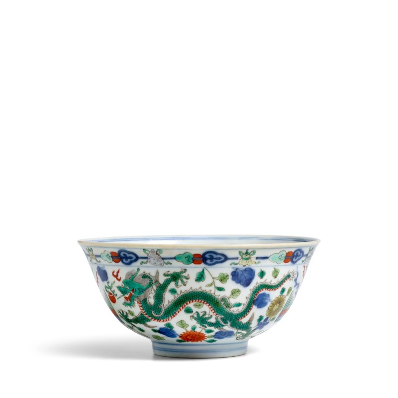 二十世紀 道光款 五彩龍鳳紋碗 | A WUCAI 'DRAGON AND PHOENIX' BOWL - 图6