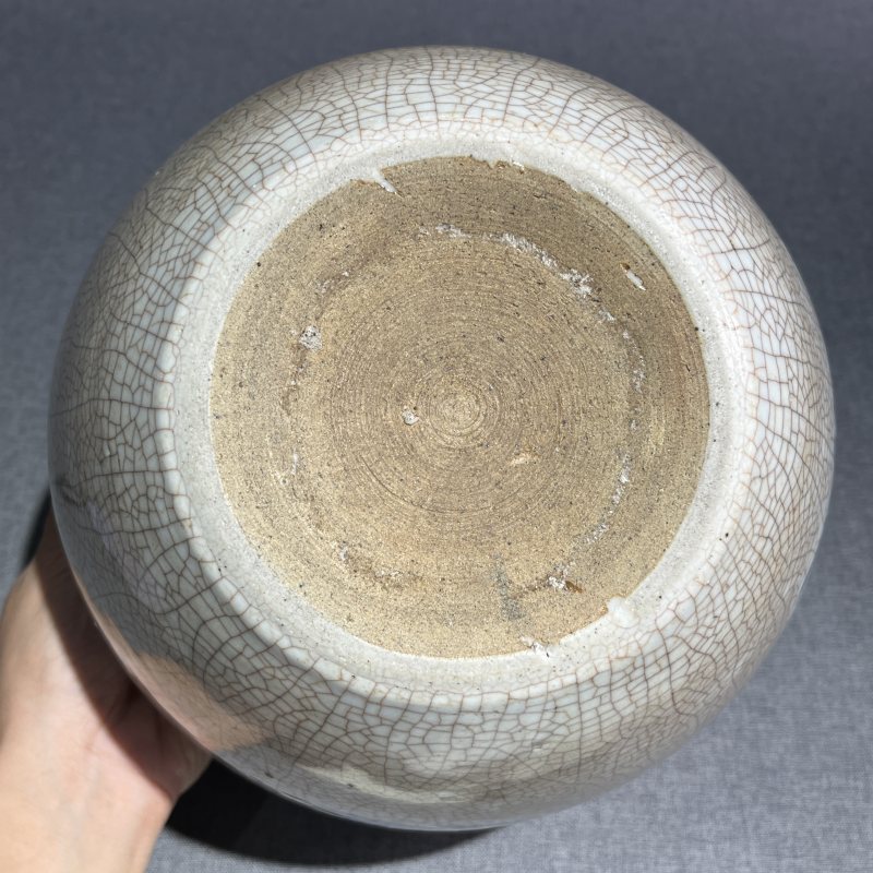 清康熙青花膳血红鱼纹卷缸 - 图9