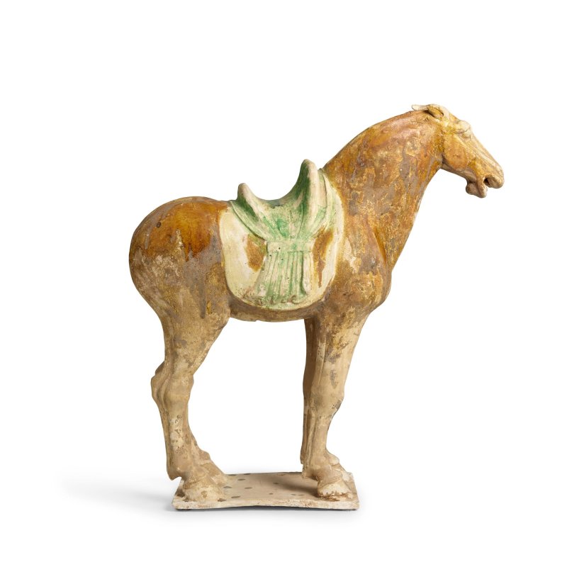 唐風格 加彩陶馬 | A PAINTED POTTERY FIGURE OF A HORSE - 图4