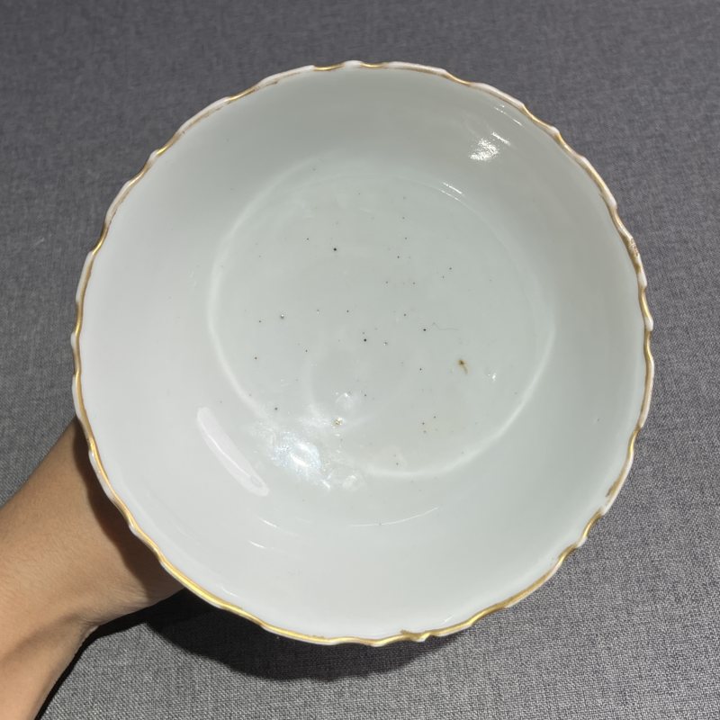 清光绪粉彩双龙戏珠高足碗 - 图9
