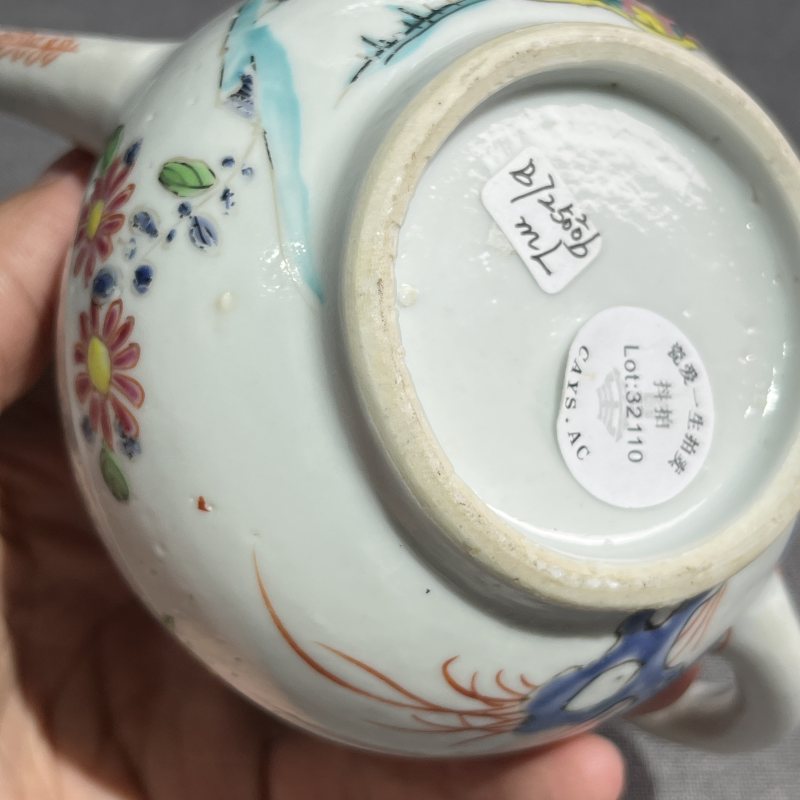 清雍正粉彩西厢记梨形壶 - 图14