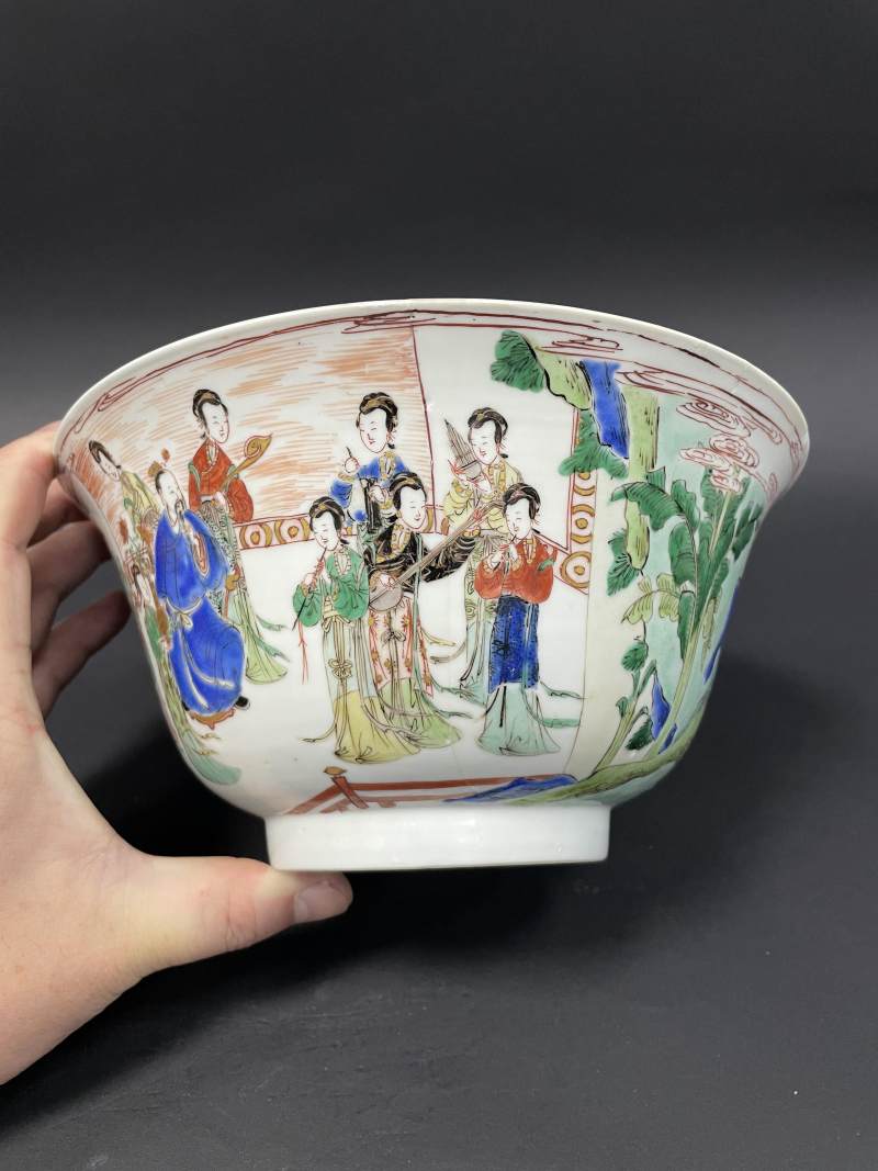 民国 仿珐琅彩牡丹纹杯 - 图12