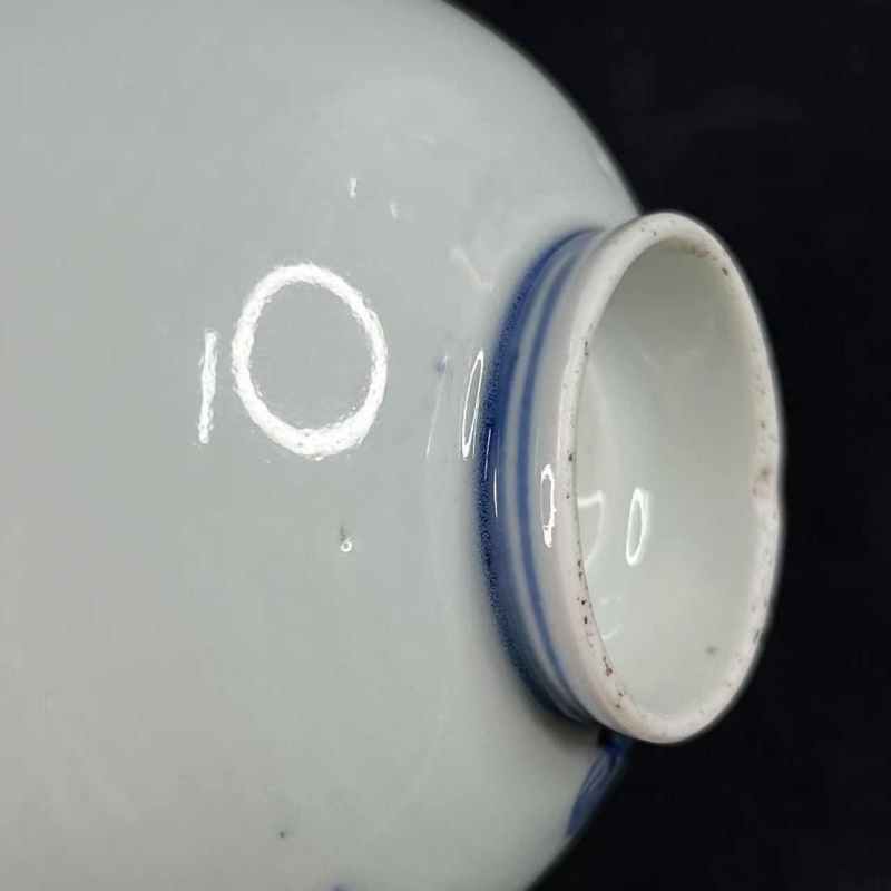 清乾隆 青花花开富贵纹杯 - 图27