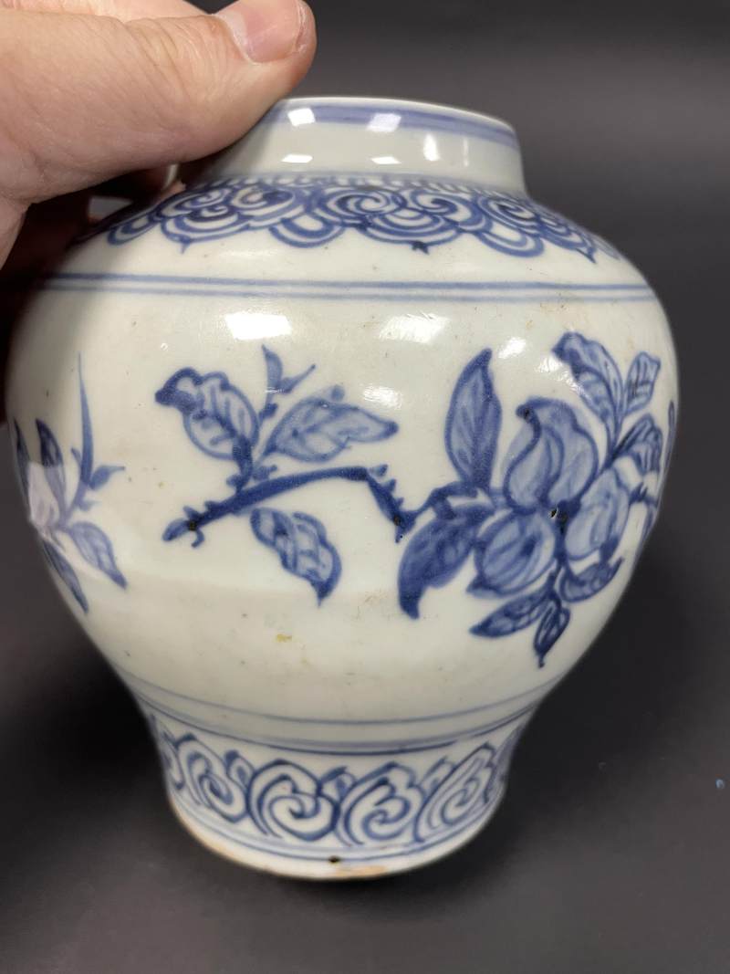 明中期 青花折枝瑞果纹罐 - 图14