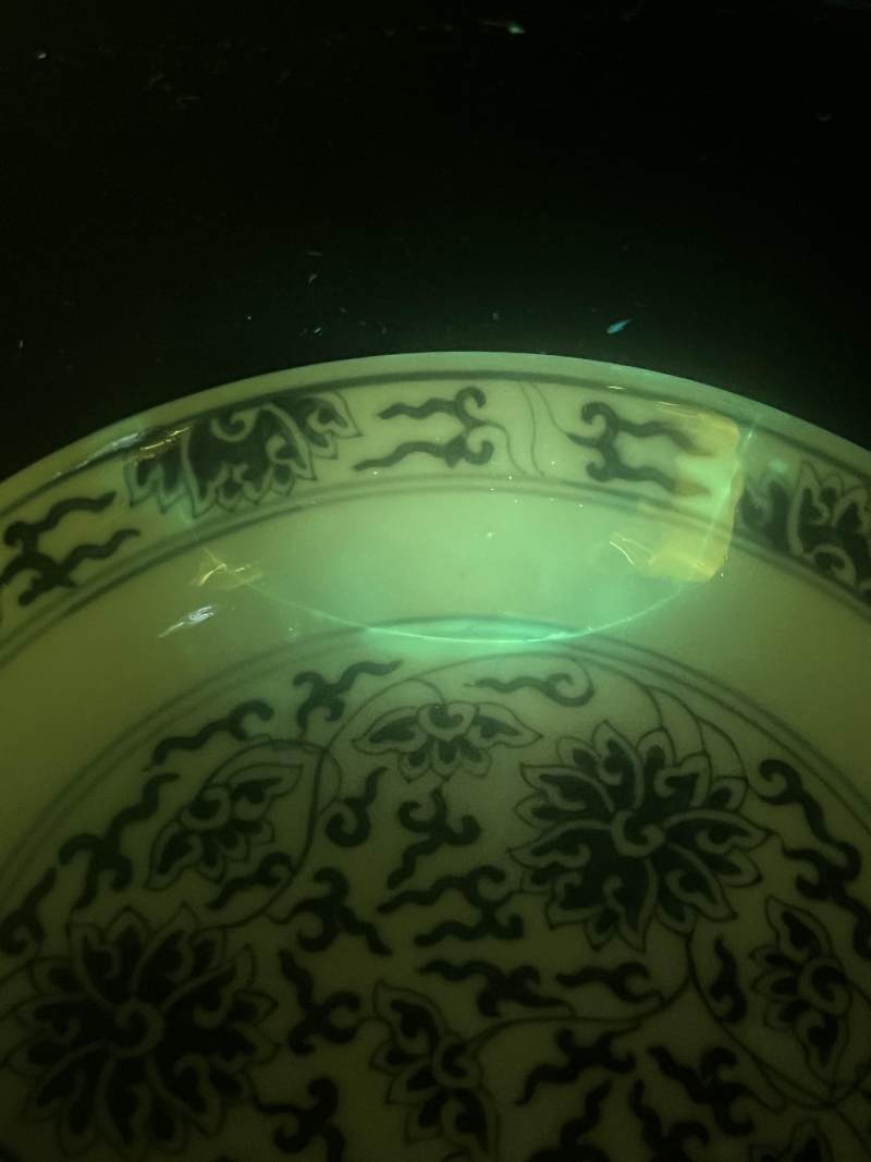清光绪 青花缠枝莲纹盘 - 图10