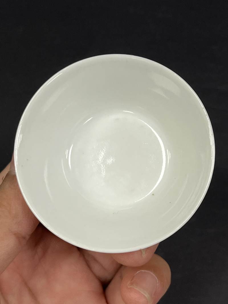 清乾隆 粉彩山水人物纹马蹄套杯十只 - 图41