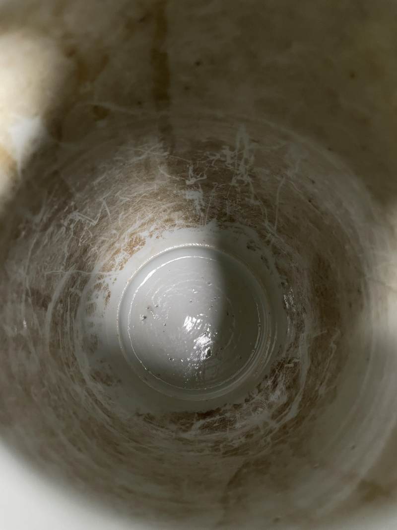 清中期 青花胭脂红缠枝莲纹灯笼瓶 - 图10