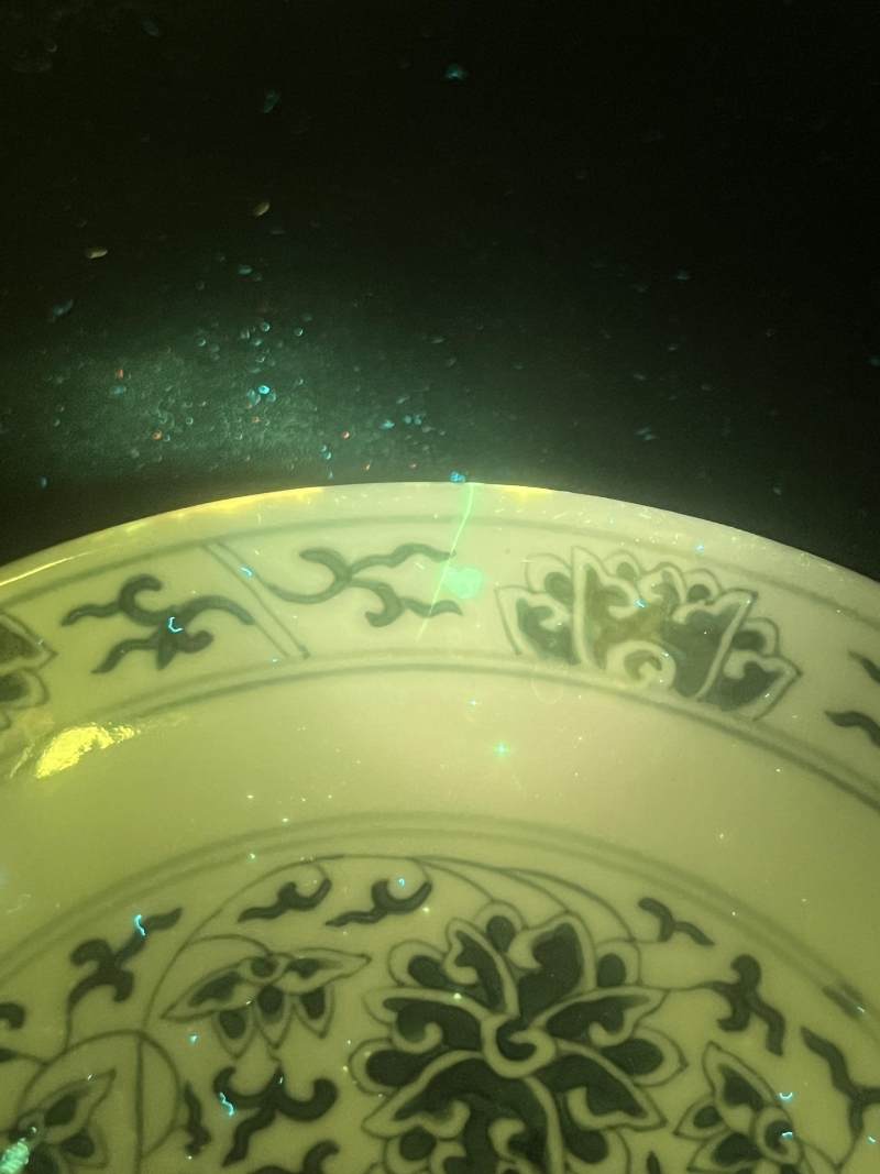 清光绪 青花缠枝莲纹盘 - 图13