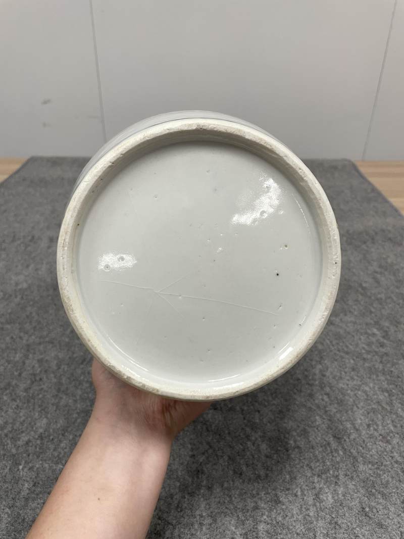 清中期 青花神仙人物纹瓶 - 图7