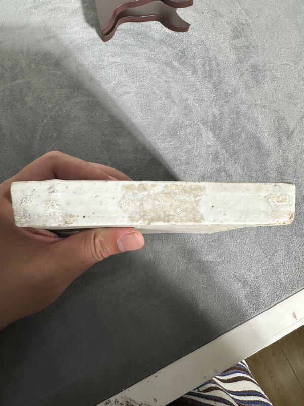 清康熙 青花人物瓷板 - 图5