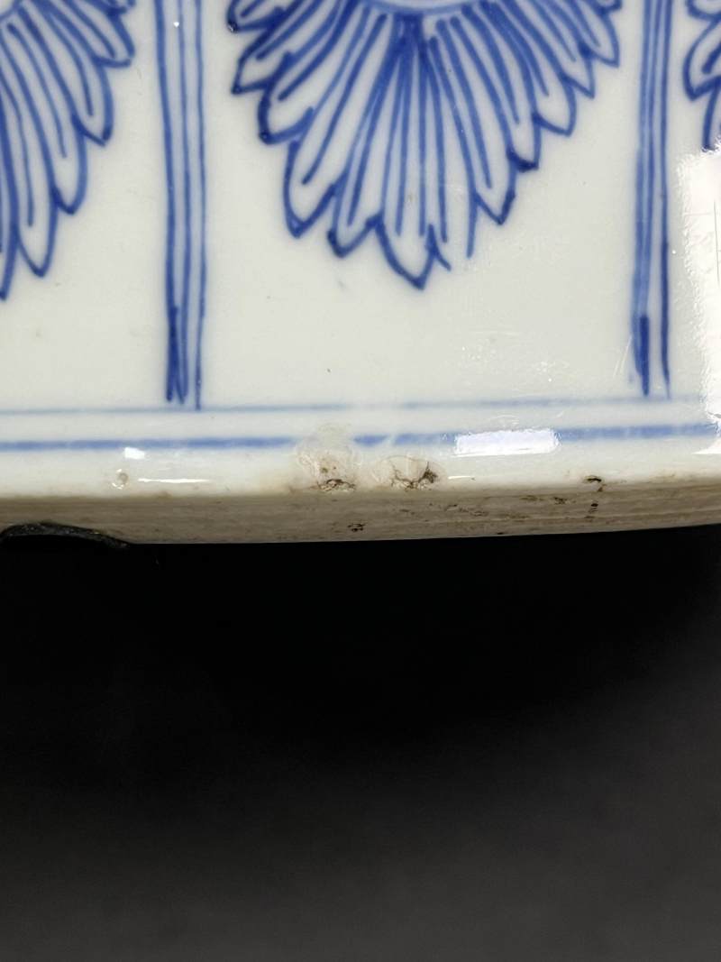 清雍正 青花缠枝花卉纹天字罐 - 图9