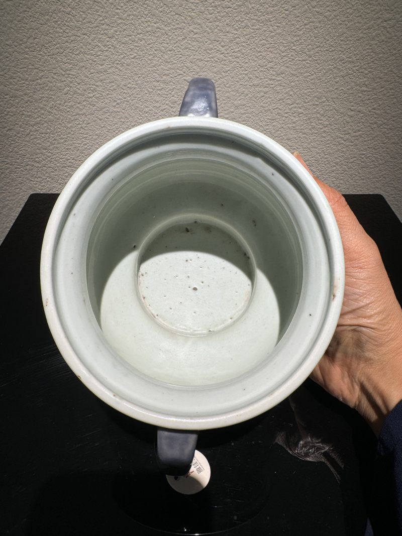 明空白期 青花花卉纹簋式炉 - 图5